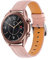 Echtleder-Armband kompatibel mit Galaxy Watch 3 41mm,Damen Herren 20mm Schnellverschluss-Armband für Galaxy Watch 42mm/Watch 4 Classic Smartwatch