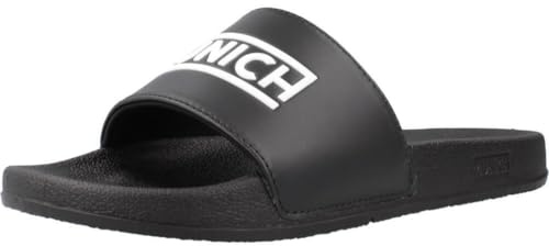 Chanclas Marca Munich Modelo Flat Slider 3D Logo Black