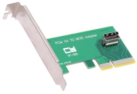 xiwai MCIO Mini Cool Edge IO-Buchse auf PCI-Express 5.0 4.0 4X Host-Adapter für M.2 NVME auf U.2 SSD mit Low-Profile-Halterung