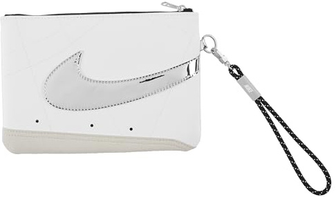 Nike Icon Blazer Large Chrome Borsa da polso White/White/Metallic Silver One Size