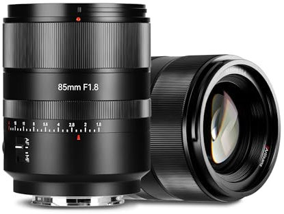 7artisans AF85mm F1.8 Lente de Retrato de Formato Completo Compatible con cámaras Panasonic LUMIX S Series/Sigma Serie L (Negro)