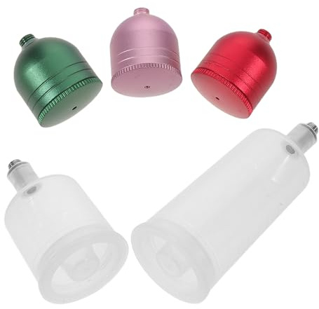 Parliky 5 Pezzi Tazze per Vernice con Infusione di Ossigeno Contenitori per Miscelazione e Aerografia Accessori per Nail Art e Verniciatura Auto Compatibili per Uso Artistico e Te