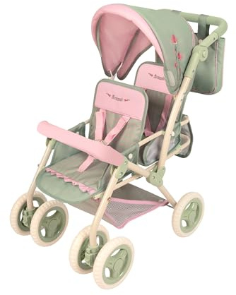 Botanic DeCuevas 90368 Doll's Pram Collapsible Twin Pram with Bag