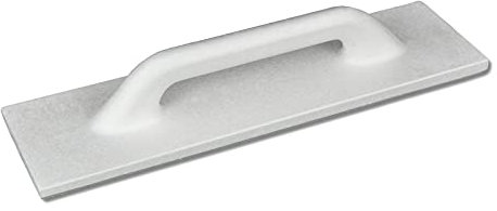 DEWEPRO® Polystyrol PS Reibebrett - Putzbrett Reiber aus Kunststoff - Glätter für Kalkputze - Abmessung: 500x140mm