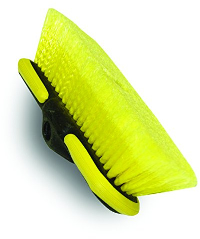Carrand 93077 8 Car Wash Brush Head with Label, Black/Yellow