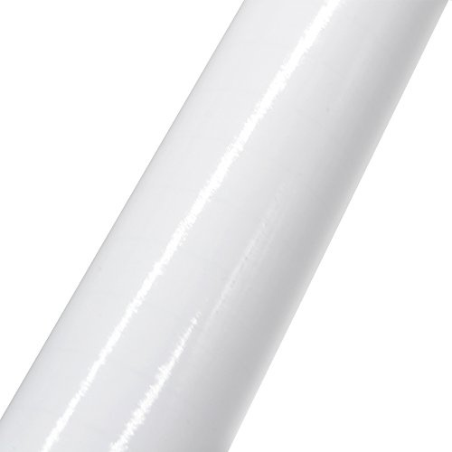 Kitchen Cupboard Doors Units Wall Draws Cover Self Adhesive Gloss Matt (61cm*10m, White)