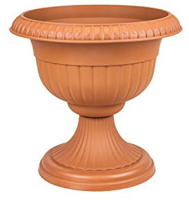 Form Plastic 23 cm hoche Amphore Pflanzpokal Kunststoff Pflanzgefäß Terracotta Blumentopf