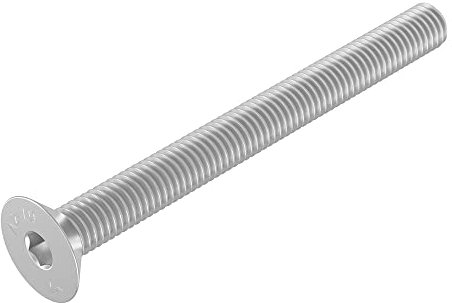 Vite a testa svasata SECCARO M6 x 65 mm, acciaio inox V2A VA A2, DIN 7991 / ISO 10642, esagono incassato, 20 pezzi