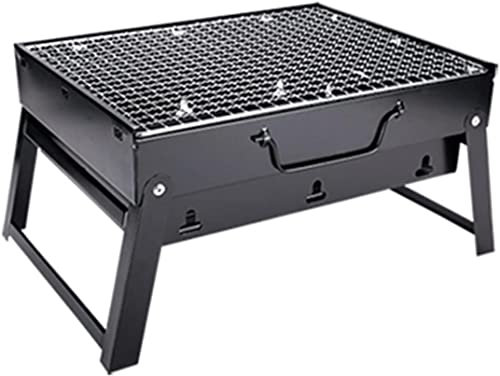 Gasgrill Utomhusgrill Hushållsuppfällbar Kol Bärbar Minigrill Ved BBQ Spis För Hemträdgård Camping Picknick Fest Strand