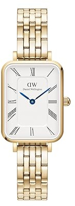 Daniel Wellington Reloj Quadro One Size 316L de acero inoxidable con chapado en oro de PVD, dorado, talla única, Pulsera