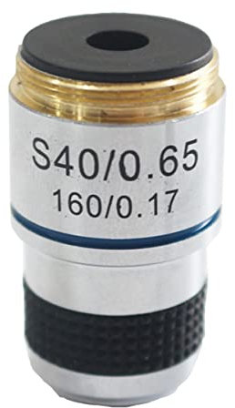 Mikroskop observation mikroskop objektiv 10x/40X set 185 Akromatiska biologiska mikrotillbehör (40x)