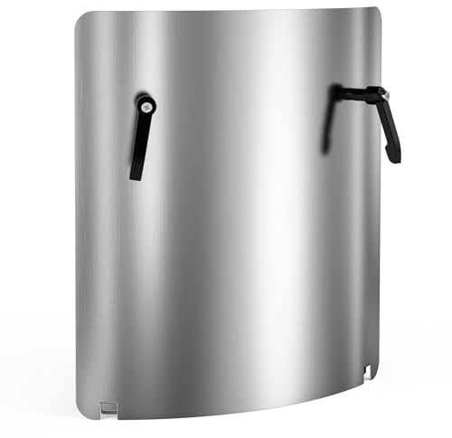 onlyfire Porta in Acciaio Inossidabile per Weber WSM 57 cm Cooker, Porta per Affumicatore Barbecue Resistente con Fermo, Sigillo Superiore e Facile Montaggio