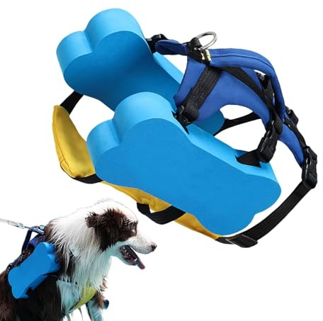 Chaleco salvavidas ligero para perro, preservador, chaleco salvavidas con adornos reflectantes, chaleco salvavidas para perro, chaleco flotante para mascotas, chaleco salvavidas ajustable con asa de