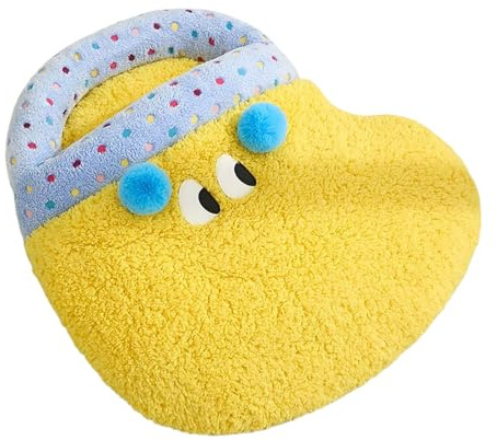 Lit Caverne pour Chat - Lit pour Chat Chaud Et Douillet,Meuble pour Animal De Compagnie en Peluche Et Fermé,pour Chambre Appartement Salon Intérieur Bureaux Coin Maison Extérieur Voyage Sol