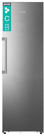 Gorenje FNC618C6XWF Gefrierschrank, 312 Liter, SmartFit, 185cm Höhe, AdaptTech, Convert -24℃ bis +8℃, ConnectLife Wifi, Easy-open Griff, Inverter, BxHxT: 59,5×185,6×60 cm, Edelstahl