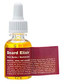 RECIPE FOR MEN Beard Elixir - Natural Oils for Softening, Shine & Dandruff Control, Soothes Skin, With Pine & Lemongrass, made in Sweden, 25 ml