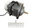 Pond Air Pump Koi Fish Pond Hydroponic Piston Compressor Fish Tank Aquarium 20-90l/m (60 Litres/Min)