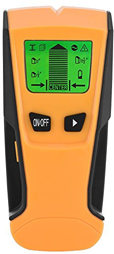 Tosuny Detector de Pared Encontrar Stud Finder con 3-en-1 Metal AC Alambres Escáner de Madera con Pantalla LCD Retroiluminada, para Detecta AC Cable, Metal Tuberías, Madera En La Pared Cemento