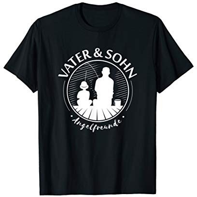 Vater Und Sohn Angelpartner Angelkleidung Angler Angeln T-Shirt