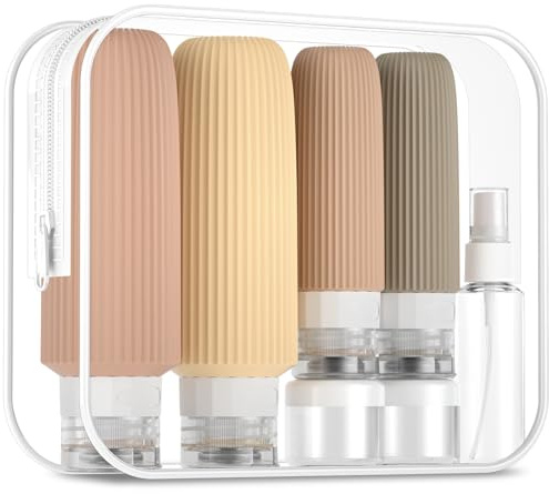 Mrsdry 16 Pack Travel Bottles for Toiletries, Large 6oz Silicone Travel Containers, Leak Proof Refillable Liquid Shampoo And Conditioner Travel Essentials