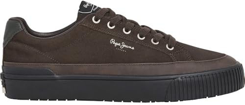 Pepe Jeans Ben Evolution M - Tenis para Hombre, Color marrón (marrón Chocolate), Talla 9, Marrón Chocolate Marrón, 43 EU