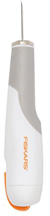 FISKARS Coltello ad alte prestazioni, Lunghezza totale: 15 cm, Incl. 1 lama Nr. 2, Acciaio di qualità/Plastica, Bianco/Arancione, Premium, 1024387