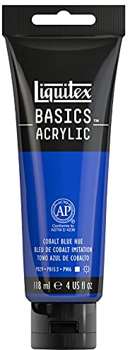 Liquitex Basics Acrylic, 118 ml Tube - Cobalt Blue Hue