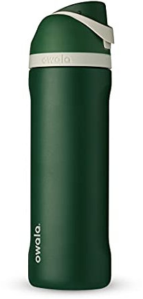Owala Harry Potter FreeSip Insulated Stainless Steel Water Bottle with Straw for Sports and Travel, BPA-Free Sports Water Bottle, 24 oz, Slytherin