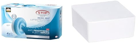 Pattex AERO 360° Neutral Tabs Nachfüllpack & WENKO Nachfüller Raumentfeuchter Cube, Nachfüllpack für Luftentfeuchter