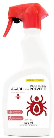 AGRI-CULTURA® | Spray Antiacaro per Materassi e Tessuti【100% Atossico, Non Macchia】| Repellente a Lunga Durata per Acari della Polvere | Acaricida Ideale per Materassi, Divani, Tende e Tappeti.