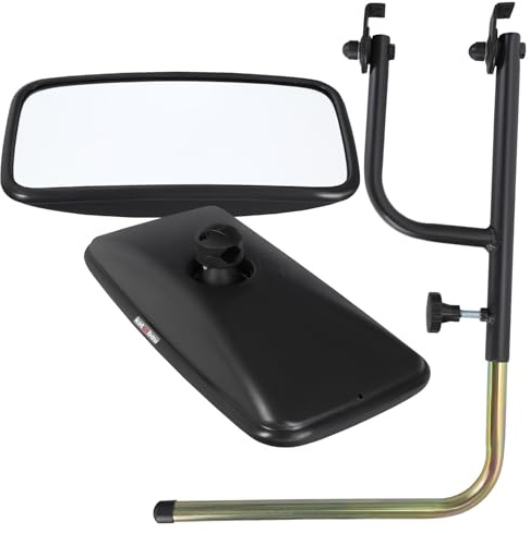 KOTARBAU Specchio per trattore, universale, 38 x 19 cm, in PVC, telescopico, per specchietto retrovisore esterno, 48 – 71 x 33 cm, per trattore, camion, agricoltura, braccio dello specchio