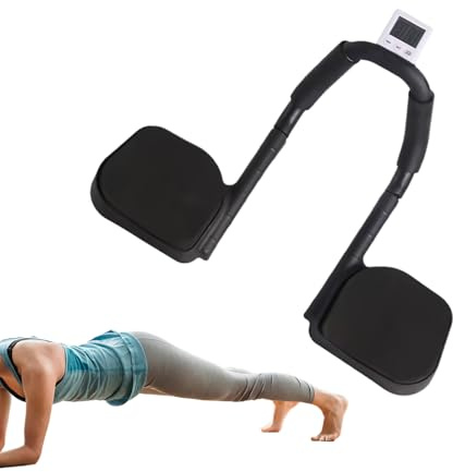 Magtränare – muskelträning med timer – bukfitnessutrustning, för planka push-up muskelträning gym lägenhet fitness