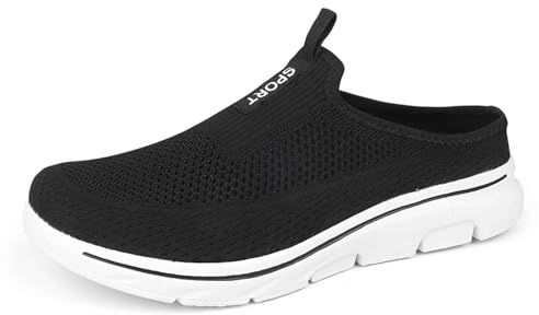 Zapatillas de estar por casa para mujer cerradas primavera verano ligero zuecos cerrados antideslizantes con plantilla zapatillas de verano abiertas transpirables cómodos tacón de cuña divertidos