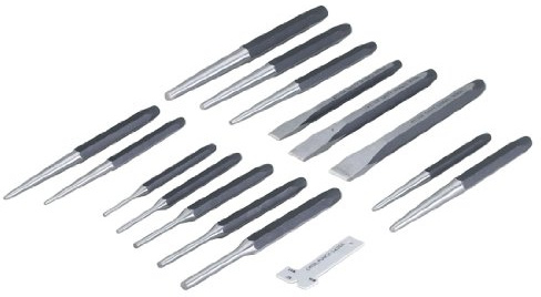 OTC 4600 Punch and Chisel Set - 16 Piece