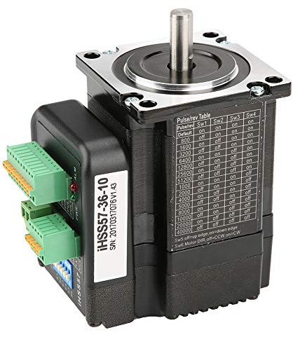 Nema 23 Stepper Motor IHSS57-36-10 DC36V Motor Driver Kit Högt vridmoment 1Nm Hybrid Closed Loop Stepper Servo för CNC Printing Textile Machine