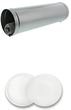 Burg-Wächter Zeitungsrolle, Briefkastenergänzung, Silber News 5800 Si Zeitungsrolle, Briefkastenergänzung, Stahl silberfärbig + Seitendeckel, Durchmesser 12cm, Kunststoff, Transparent