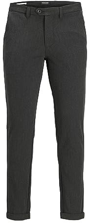 JACK & JONES Herren Jjimarco Jjconnor Akm Dg Minimal Noos Hose, Dark Grey, 32W / 32L EU