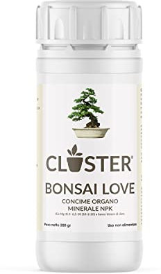 Bonsai Love 200 GR - Engrais pour Bonsaï, Fertilisant Naturel Organique Granulaire à Libération Lente - Engrais Azote avec Phosphore et Potassium pour Bonsaï d'Intérieur et Bonsaï d'Extérieur