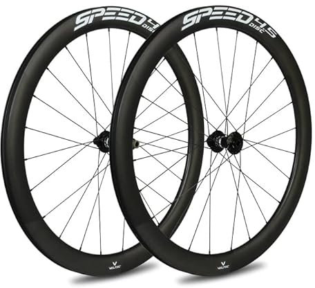 Veltec Unisex – Erwachsene Laufradsatz Speed 4.5 21mm SR Disc Shimano, schwarz/weiß, 622-21