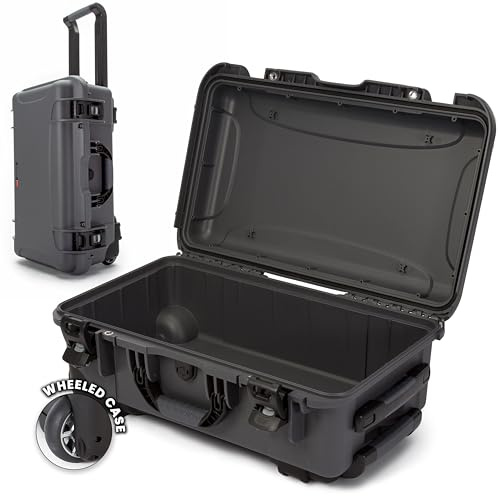 NANUK 935 – Wasserdichter Hartschalenkoffer für Kameras (leer), 56 x 36 x 23 cm – Staubdicht und stoßfest, Handgepäck (Graphit)