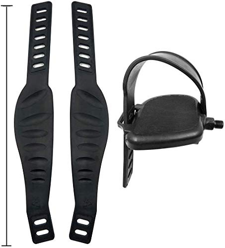 A Pair Exercise Bike Pedal Straps and Widened Straps for Exercise Bike Bicycle Cycle Home or Gym
