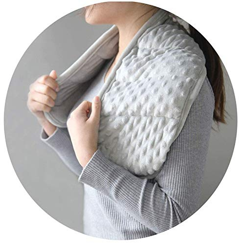 MAXTID Sensory Weighted Dual Texture Shoulder Wrap 4-Pounds for Adults