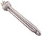 DERNORD 24V 600W DC Submersible Water Heater Element Stainless Steel Heating Element with 1 Inch BSP Thread Fitting Double U Type