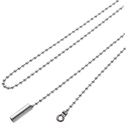 DOITOOL 3piezas Cadena De Tracción Para Interruptor De Luz De Pared Cadena De Cuentas De Para Uso Dormitorio Material De Color Plata