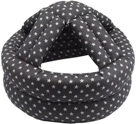 Harilla Chapeau de Protection Anti-collision Réglable - Casque Contre Les Chutes pour Personnes âgées, Noir