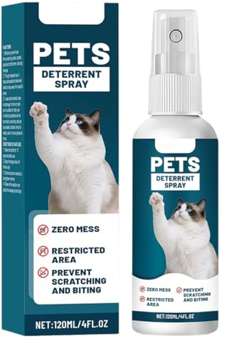 EIHI 120ml Spray antigraffio per gattiper Gatti Divano, Uso Interno ed Esterno,protezione divano graffi gatto, Protezione del Divano e Mobili, Ideale per Casa e Giardino