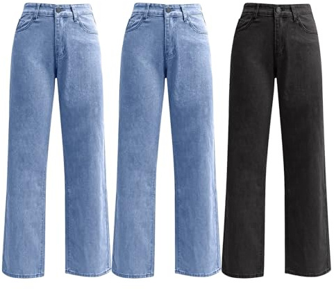 Korta byxor, damjeans, mammajeans, dam, hög midja, säckig, kort, utsvängd, Y2k, tunn, destroyed korridor, kostymbyxor, lämpliga för fritid och hemma, GRÅ, XL