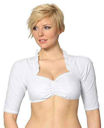 Stockerpoint - B-1015 - Blouse - Femme - Blanc - Taille: 36
