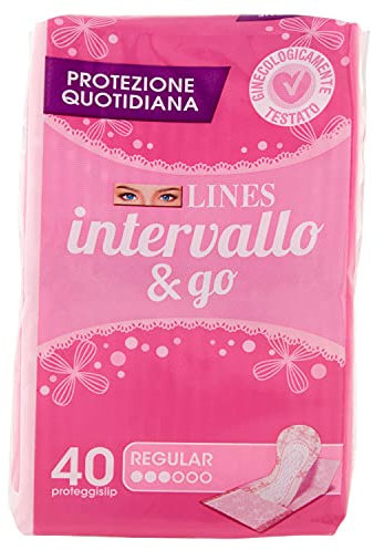Lines Intervallo ripiegato x40 - Salvaslip ripiegati
