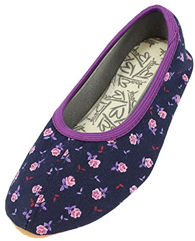 Beck Damen Nostalgie Gymnastikschuhe, Dunkelblau, 38 EU